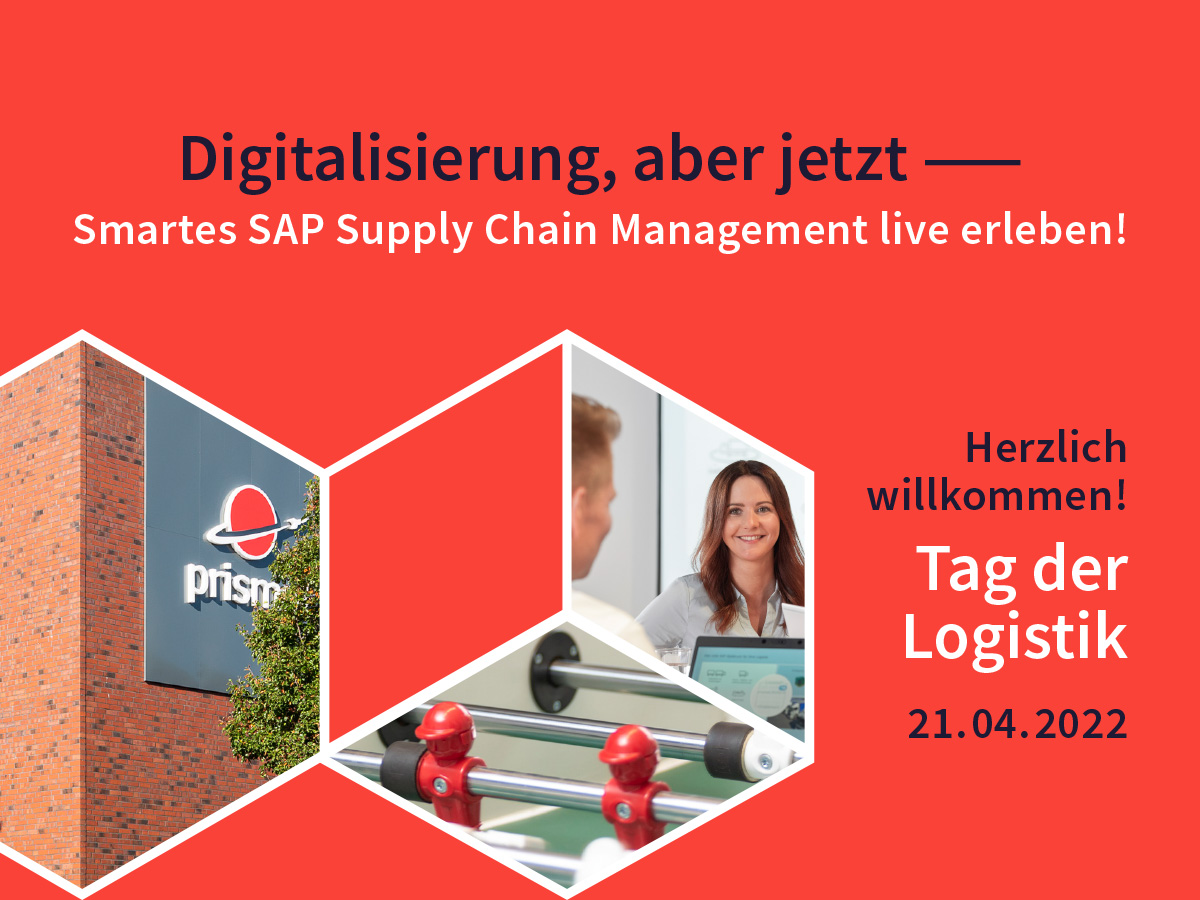 Unser Event zum Tag der Logistik: Digitalisierung, aber jetzt – Smartes SAP Supply Chain Management live erleben!