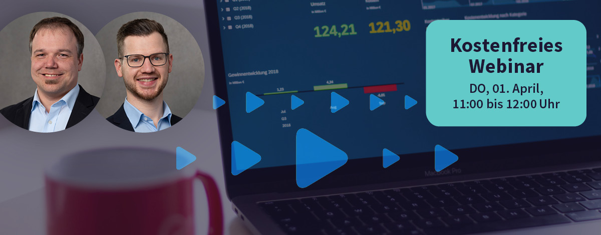 Fotos von Robert Halm und Ralf Rath in Zusammenhang mit dem Webinar
