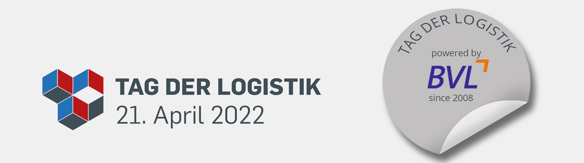 Logo vom Tag der Logistik sowie von der Bundesvereinigung Logistik