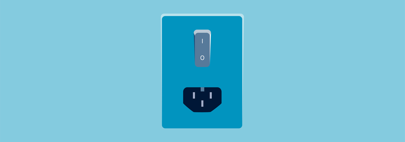 Hier ist die Skizze eines Schalters zu sehen.