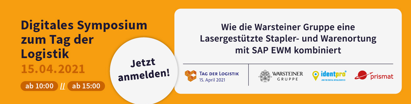 Digitales Symposium zum Tag der Logistik mit der Warsteiner Gruppe und IdentPro